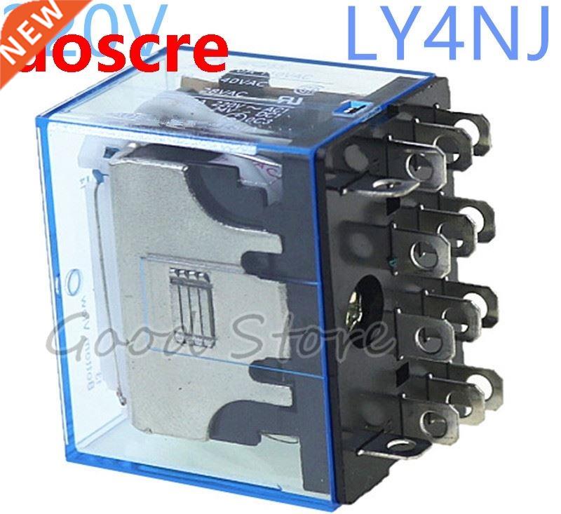 LY4NJ 220V AC DC Power Relay HH64P LY4N-J Miniature Relay 4P