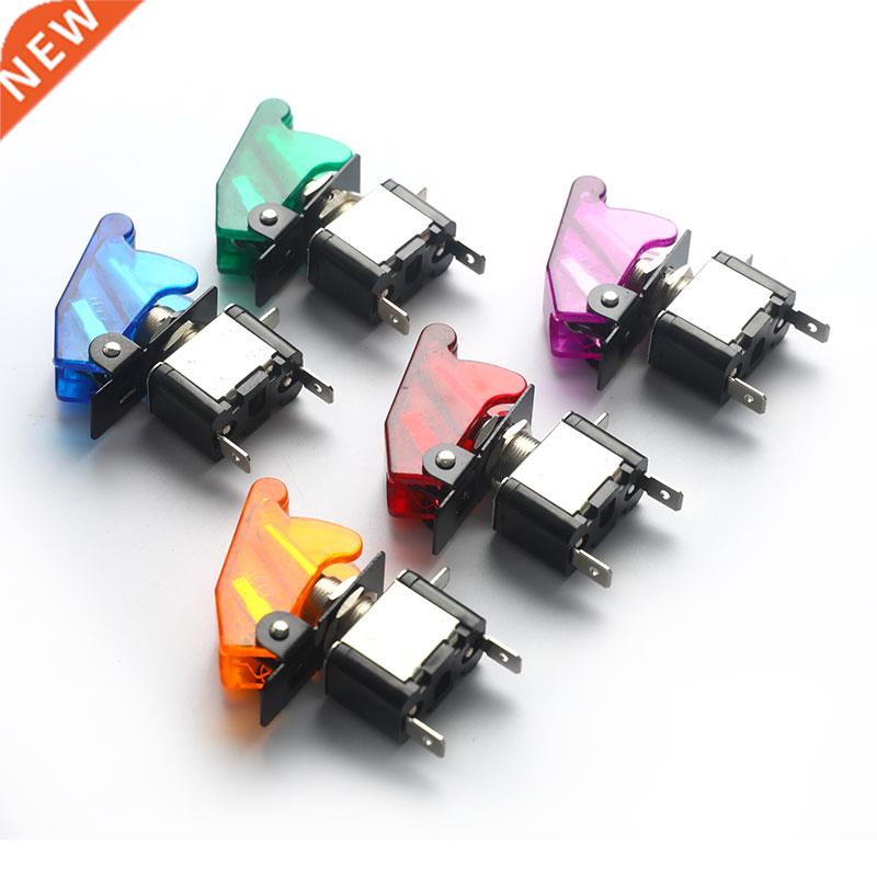 Car Truck Illuminated Led Toggle Switch Safety Aircraft Flip