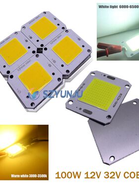 100W 40x46mm COB LED Chip White Warm White 100LM/W LED Chip