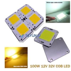 100W 40x46mm COB LED Chip White Warm White 100LM/W LED Chip