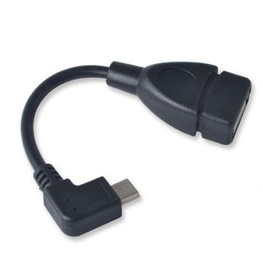 Micro USB OTG to USB 2.0 Adapter USB 2.0 OTG Female to 90 De