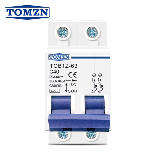 2P DC MCB 6KA 440V Mini Circuit Breaker 3A 6A 10A 16A 20A 25