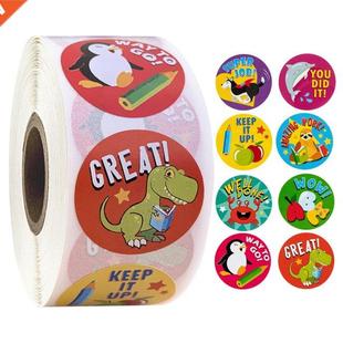 100-500pcs Reward Stickers Encouragement Sticker Roll For Ki