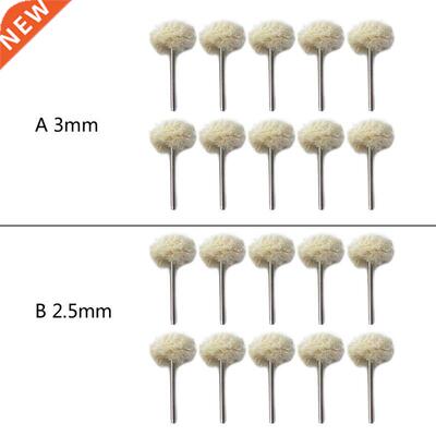 10pcs mm 2.5mm Wool Polishing Brush Buffing Wheel Grinding