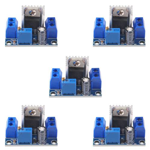 5pcs LM317 DC-DC Converter Buck Step Down Circuit Bod Modu
