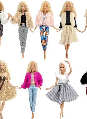 Mix 1 Pcs Fashion Dress For 1/6 Doll Outfit Casual Wear Clo