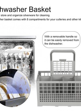 niversal Dishwasher Basket Part Cutlery Replacet Basket Stor