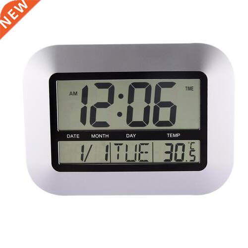 lrm Clock LCD Clock with Humidity Tester tomic Clock Mes