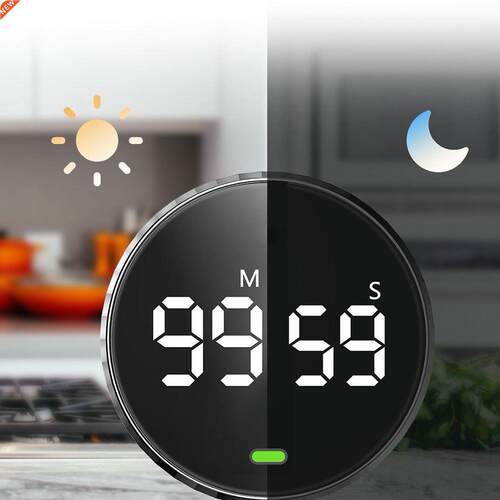 Digital Timer For Kitchen Cooking Shower Study Stopwatch LED