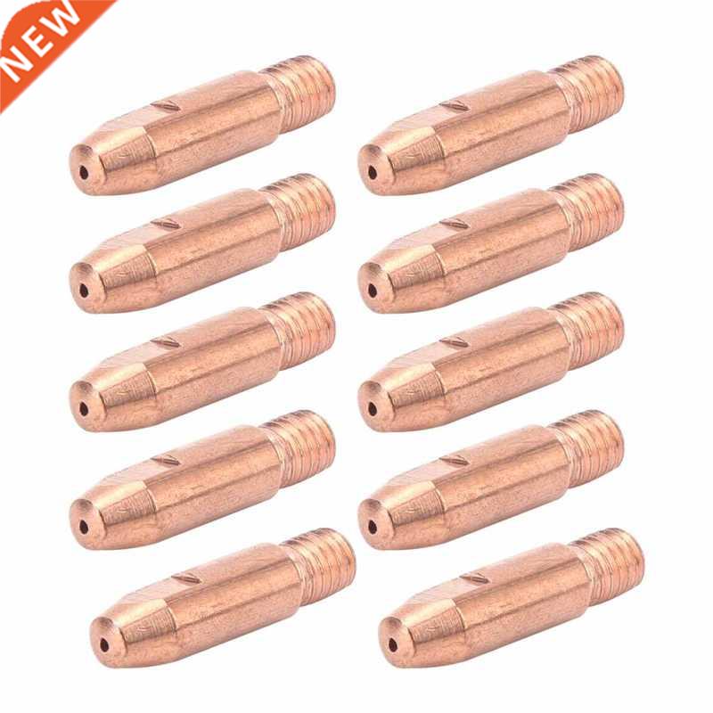 10Pcs Welding Contact Tips M6 Conductive Nozzle Copper Wire