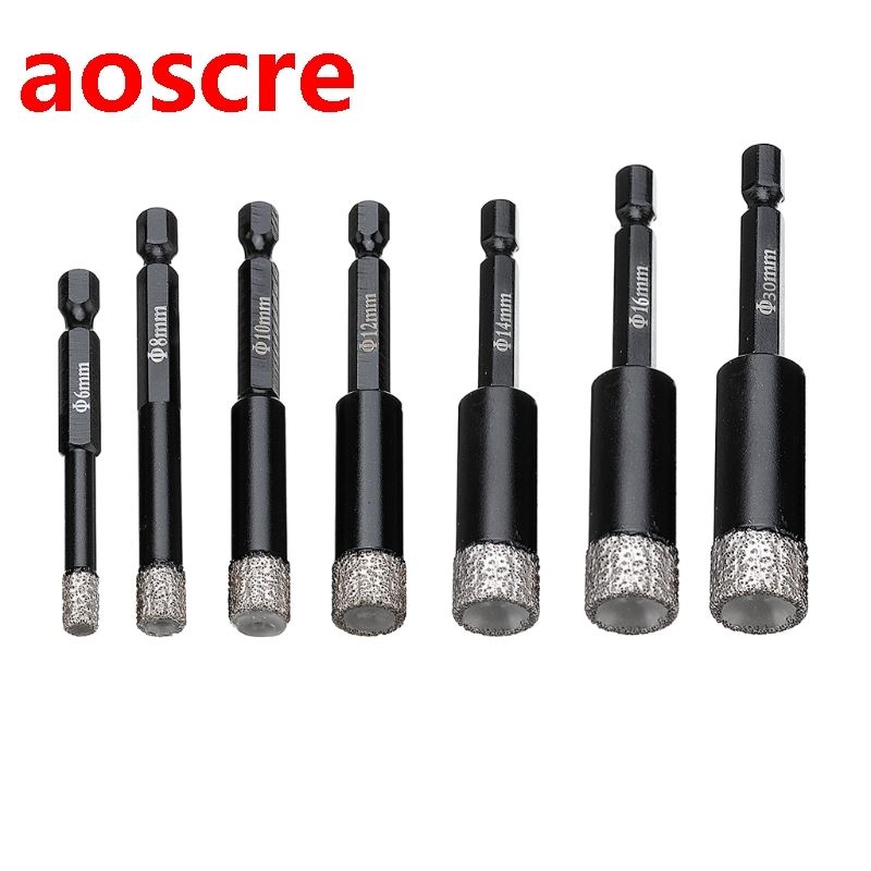 6/8/10/12/14/16/0mm Hollow Core Dry Drill Bits Decorator Id