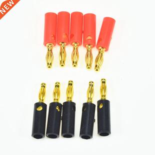 10pcs Banana Plug 4mm Audio Speaker Screw Banana Plugs Conne
