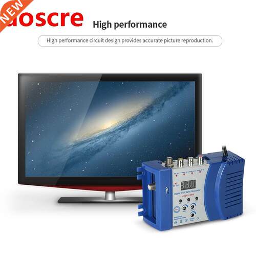 High permance Compact RF Modulator Audio Video TV Converter