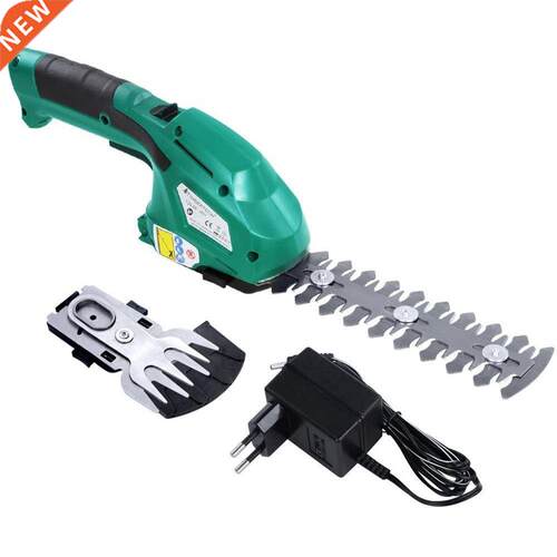 7.2V 2in1 Electric Trimmer Cordless Grass Hedge Trimmer Rech