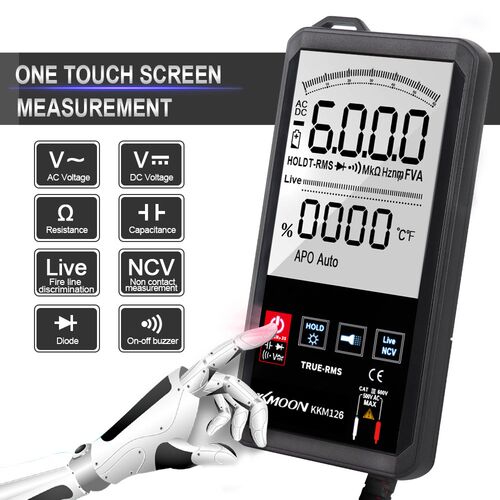 KKmoon KKM126 KKM128 Capacitance Meter Digital Multimeter Te