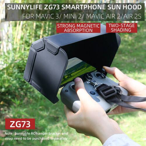 Sunhood Remote Control Cover Sun Shade Phone Monitoring For