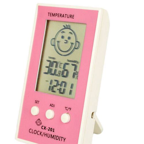 Precise Hygrometer Clock Logger Humidity Meter Thermometre H
