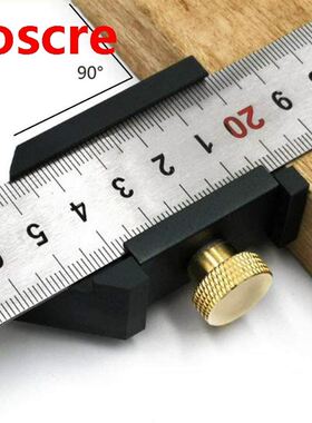 Steel Ruler Positioning Block Alloy Angle Scriber Line Marki