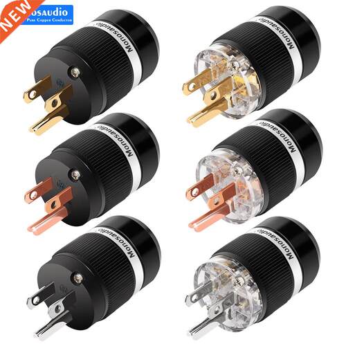Monosaudio High End Pure Copper Mains AC Electric Power Plug