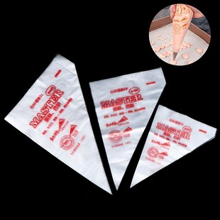 10Pcs Disposable Piping Bag Icing Nozzle Fondant Cake Decora