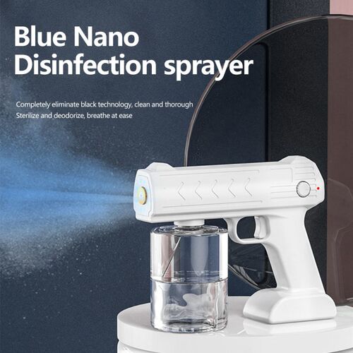 Electric Sanitizer Sprayer Disinfects Blue Light Nano Steam