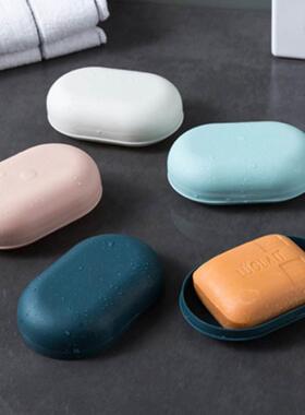 Portable Soap Holder Plastic Shower Soap Box Soap Case Tray