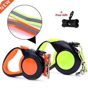 3/5/8M Automatic Retractable Reflective Dog harness Traction