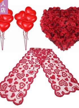 Valentines Day Decorations Kit 2000 Pcs Red Rose Petals 10 P