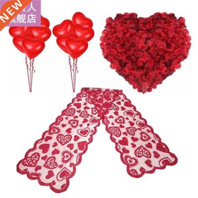 Valentines Day Decorations Kit 2000 Pcs Red Rose Petals 10 P