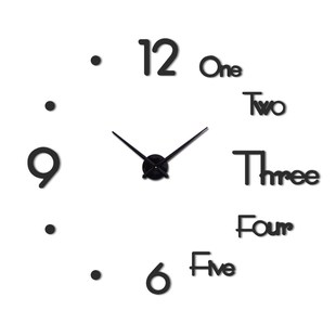 Wall Clock  Metal Quartz  Watch Clocks 3d Diy Home Decoratio