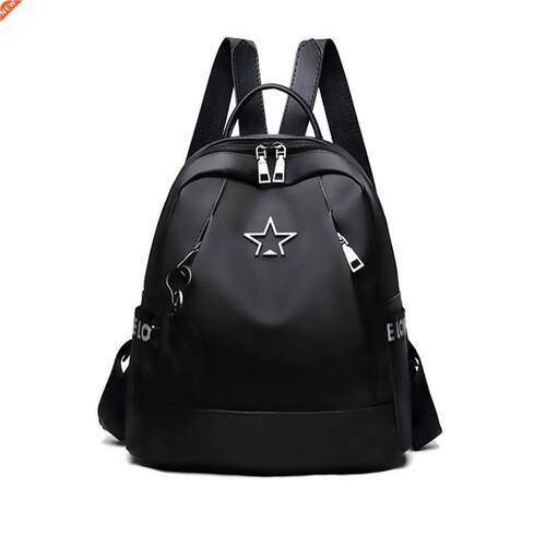 New Fashion Women Backpack Large-Capacity Black Female Shoul