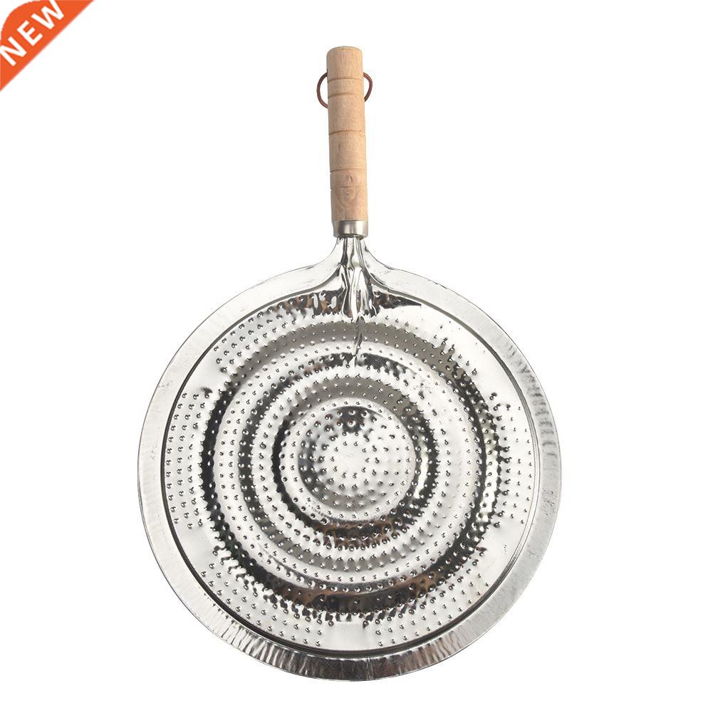 Stove Pan Heat Diffuser Kitchen Utensils Wooden Handle Cook