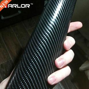 50*200cm 4D Vinyl Car Wrap Carbon Fiber Film Sticker Wat