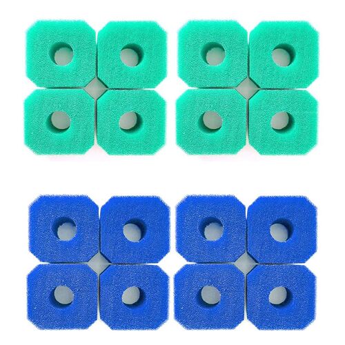 8 Pcs Reusable Washable Swimming Pool Sponge Filter, Can Be