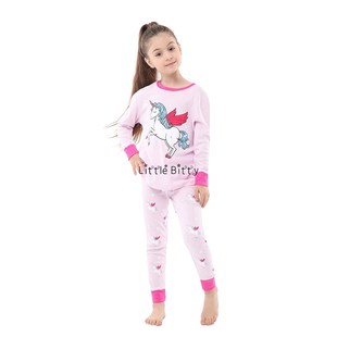 Children Full Sleeve Cotton Boys Pajamas Sets Unicorn Pajama