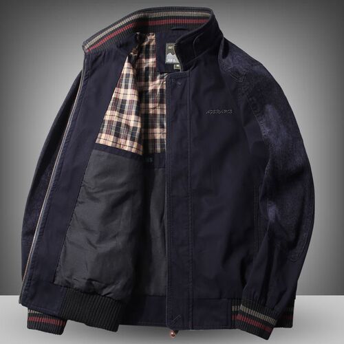 High Quality Jacket Men'S 96% Cotton Spring Autumn Loose