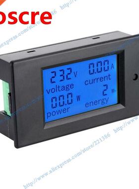 AC 20A Power Meters Monitor Volt Amp kWh Watt Digital Combo
