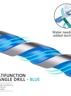 Drill Bit 3 4 5 6 8 10 12mm Glass Drill Bit Triangle Bit Ce