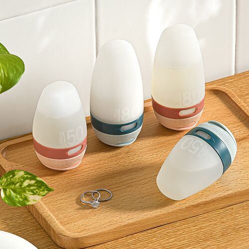 50/80ml Empty Squeeze Bottle Silicone Dispenser Portable Ref