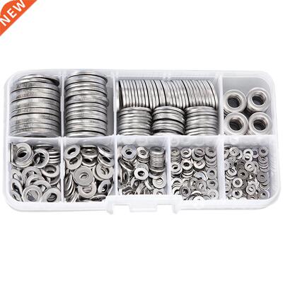580PCS/Box Stainless Steel M2 M2.5 M3 M4 M5 M6 M8 M10 M12 Fl