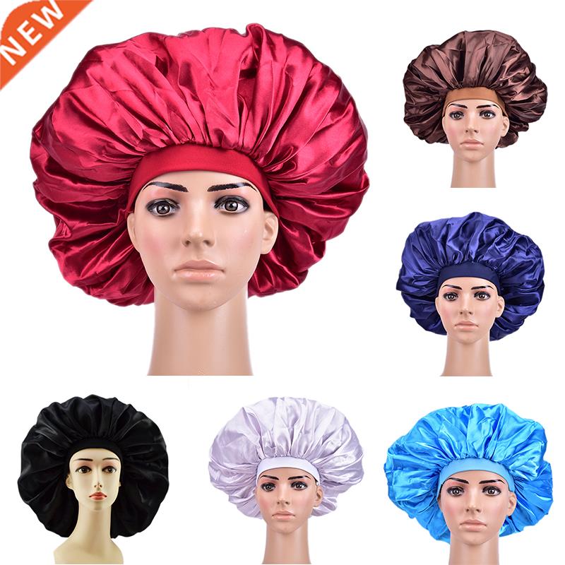 1PCS Fashion Satin Silk Bonnet Sleep Night Cap Head Cover Ca