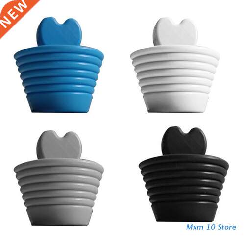 Tub Stopper Silicone Drain Plug Flat Suction Cover for Bathr