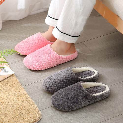 Fashion Autumn Winter Women Slippers Bottom Soft Home Slippe
