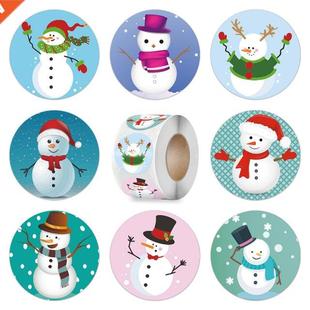 Merry Christmas Kraft Handmade Sticker Card Box Package Than