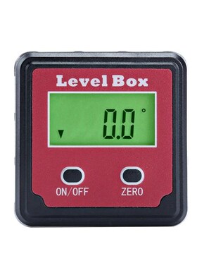 360 Bevel Box Precision Digital Protractor Inclinometer Meta