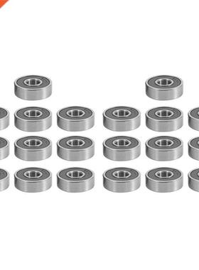 20 Pcs 629-2RS 9mmx26mmx8mm Double Sealed Miniature Deep Gro