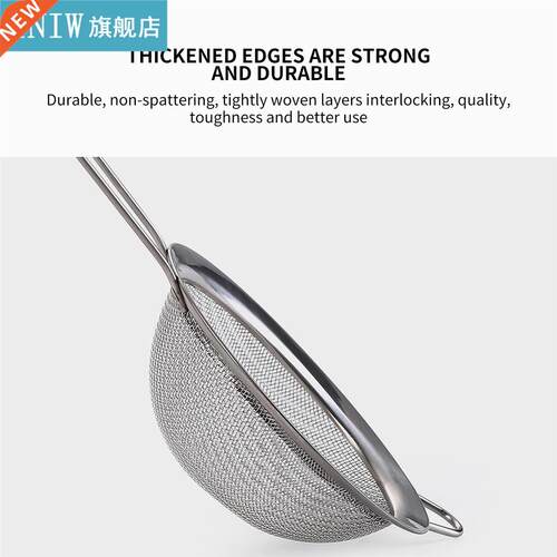 Stainless Steel Fine Wire Mesh Oil Skimmer Strainer Flour Si