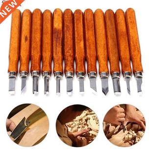 12Pcs Wood Carving Set Carving Knife Tools Set Woodworking H