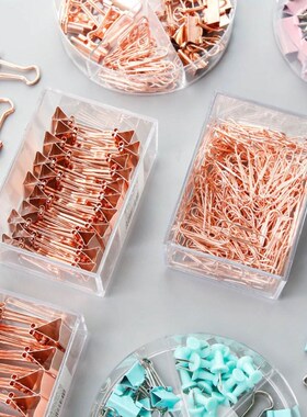 72pcs Metal Paper Clip Multipurpose Thumbtacks Office Docume
