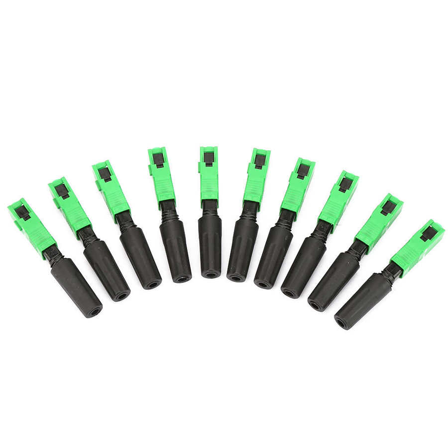 Fiber Optic Connector 100pcs SC/APC Fiber Optic Integrated Q